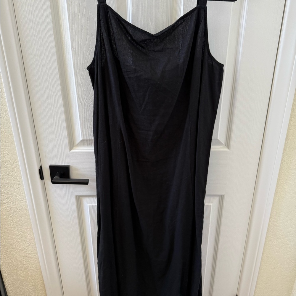 Old Navy Black Strapless Dress